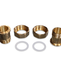 Connecting union 1 1/2"m x 2"fm (pair)